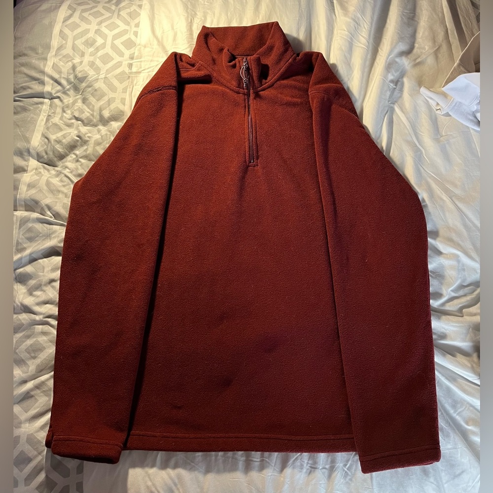 Maroon red sweatshirt